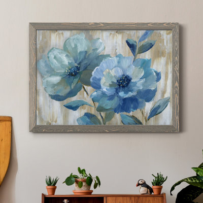 " Blue Duo " Painting Print