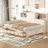 Wooden Daybed with 3 Storage Drawers-626191552-626191556