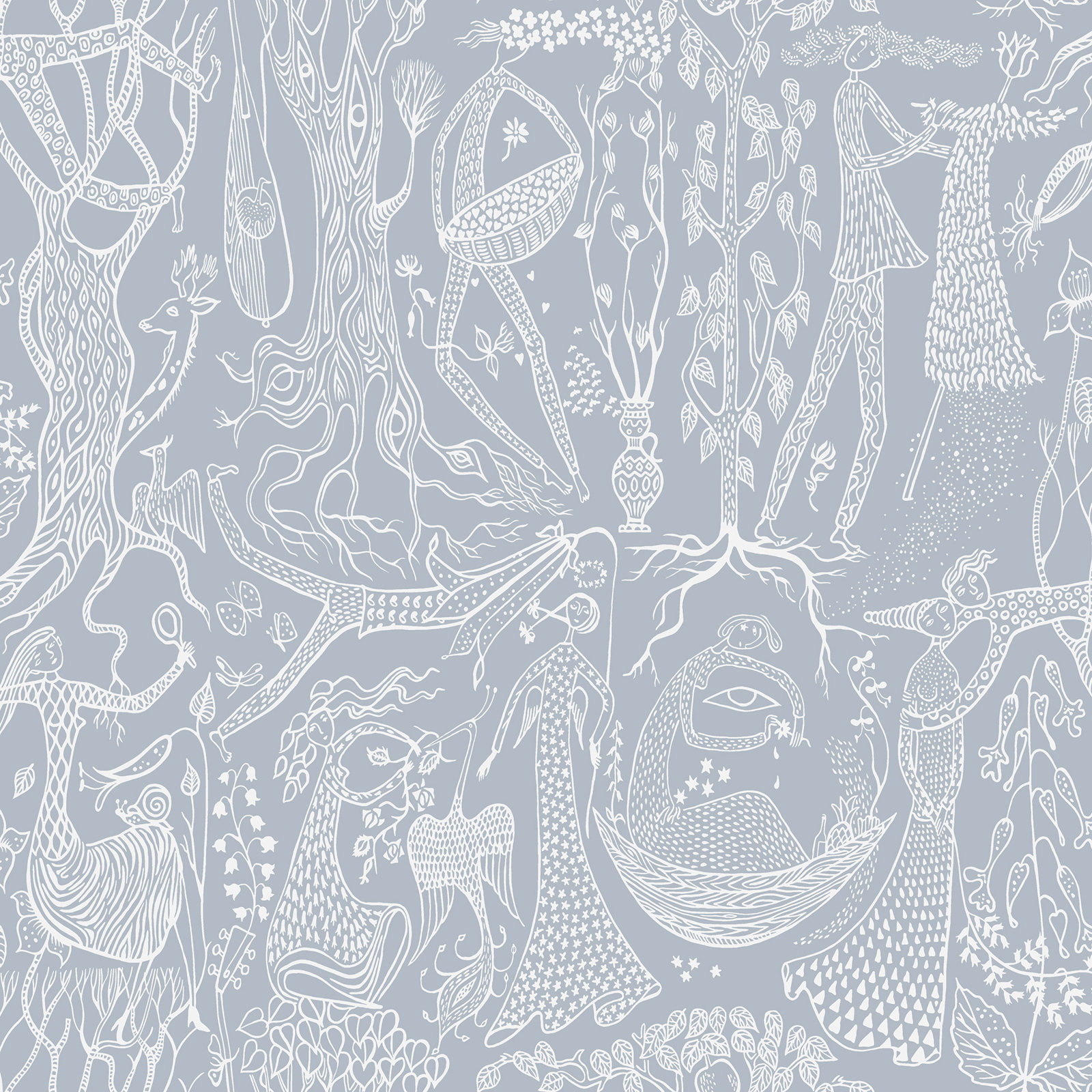 Rumaldo Abstract Wallpaper, Slate