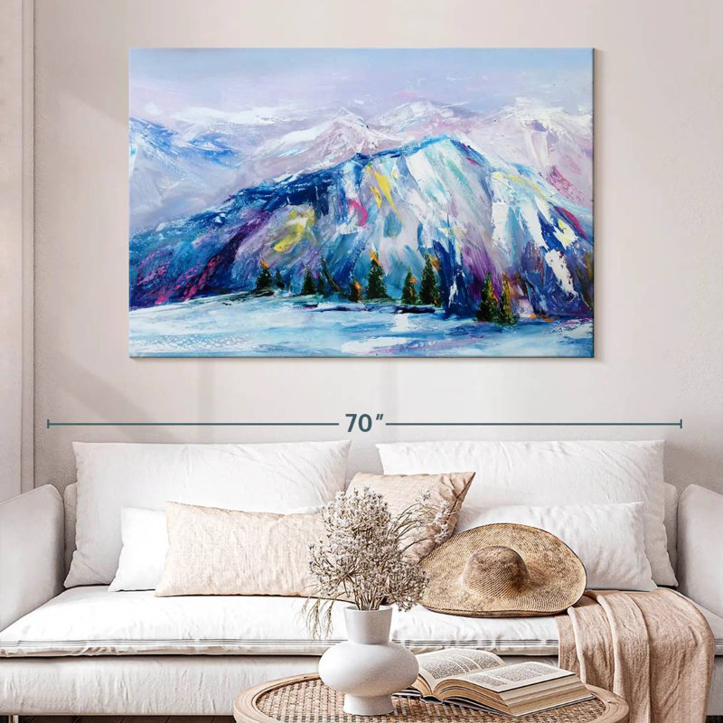 Alvord Blue Ridge Mountains Oil, H 34 po x l 51 po