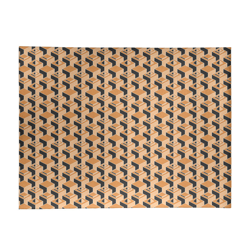 Chenille Geometric Indoor Rug, Rectangle 9' x 12'