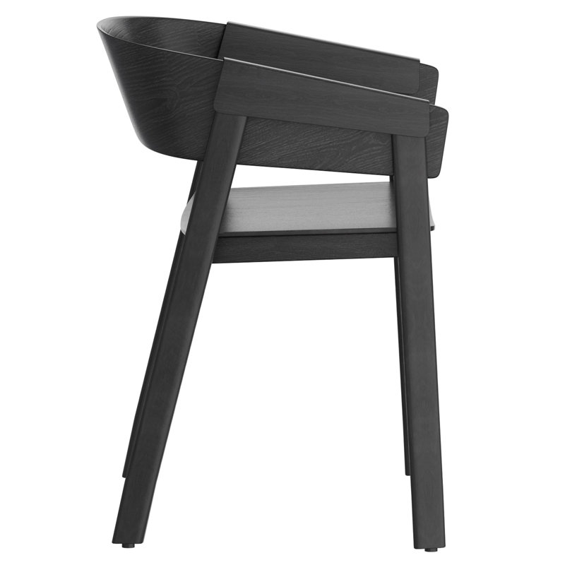 Maria Contract Grade Chair, Set Of 2 In Black, Black