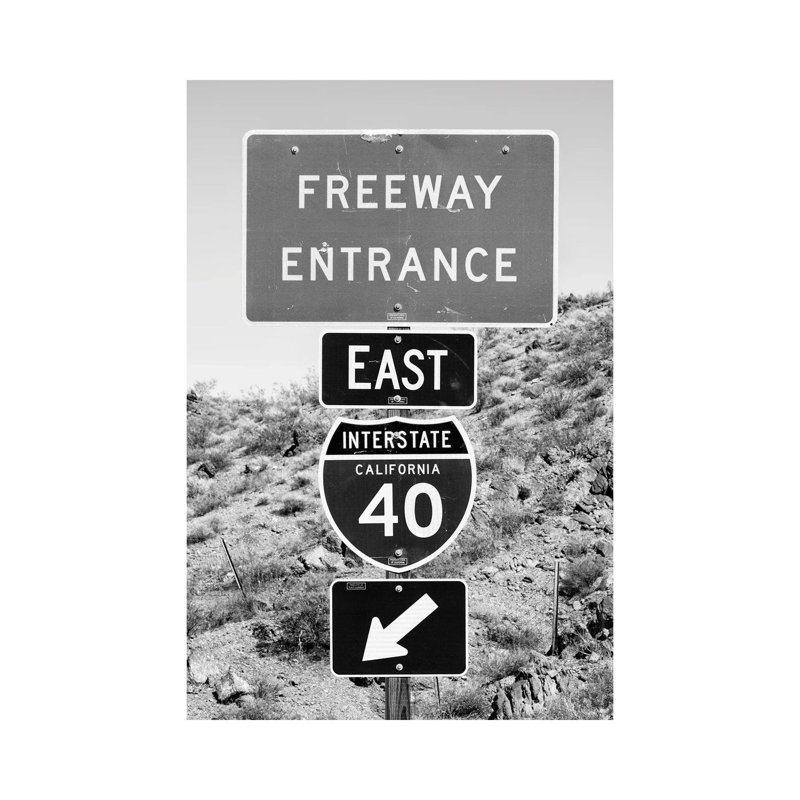 Interstate California 40 by Philippe Hugonnard - Wrapped Canvas Print, 101.6 cm H x 66.04 cm W x 1.91 cm D