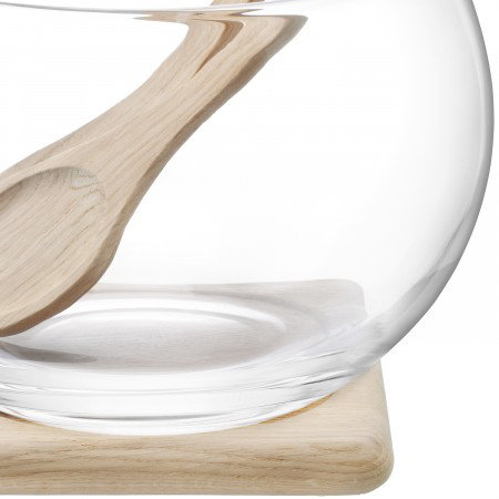 Serve Glass Salad Bowl