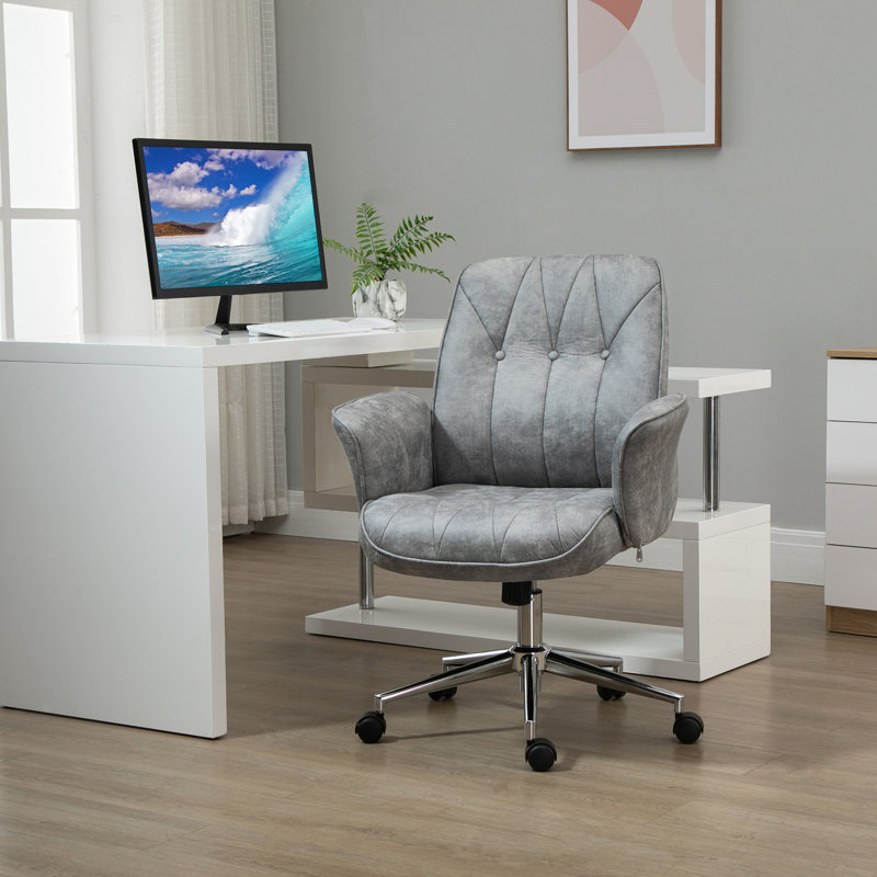 Chaise de bureau en microfibre Vinsetto