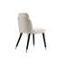Chaise d'appoint rembourrée en cuir massif Estelle-1660306479
