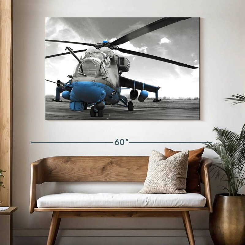 Pop héliport Mait, H 34 po x l 51 po