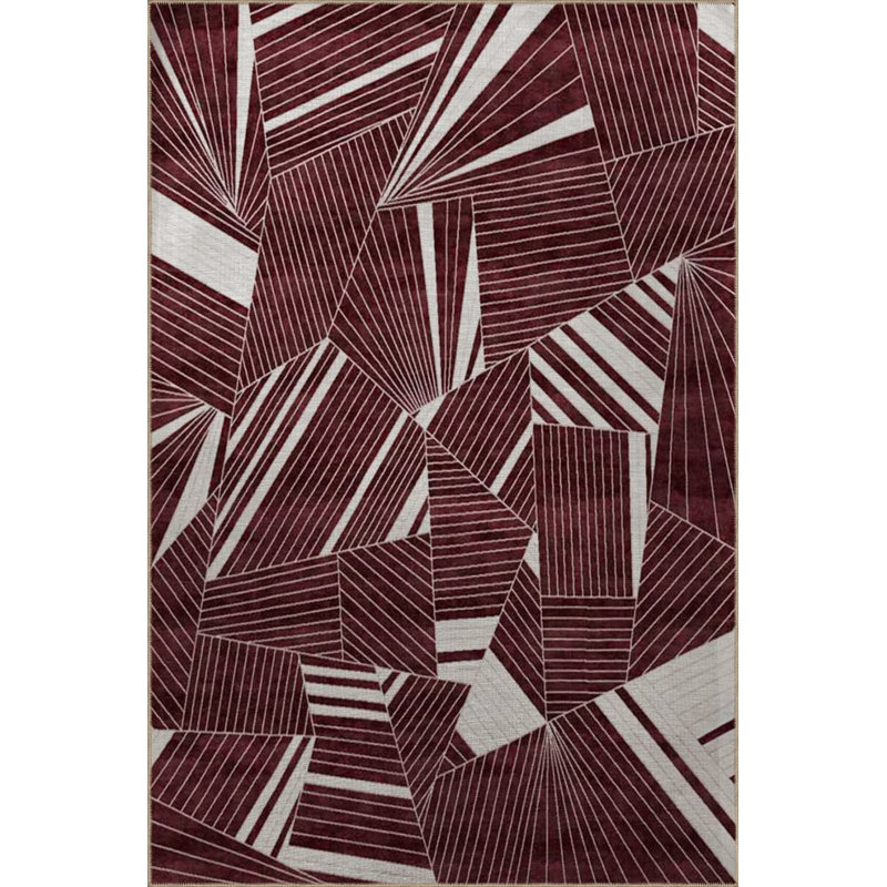 Tapis rectangulaire Willowdean, Tapis de couloir 4 pi x 8 pi 3 po