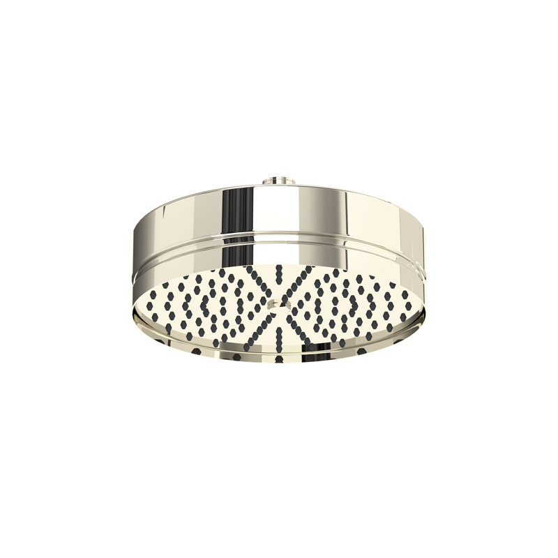 Rohl 8" Rain Showerhead, Polished Nickel