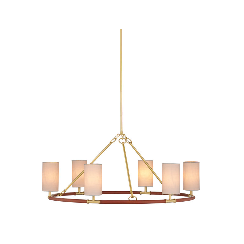 Ellerston Medium Chandelier, 21" H x 39" W x 39" D
