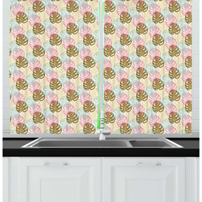 Floral Kitchen Curtain
