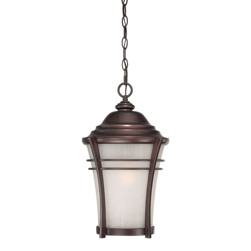 Darielle Outdoor Hanging Lantern, Architectural Bronze