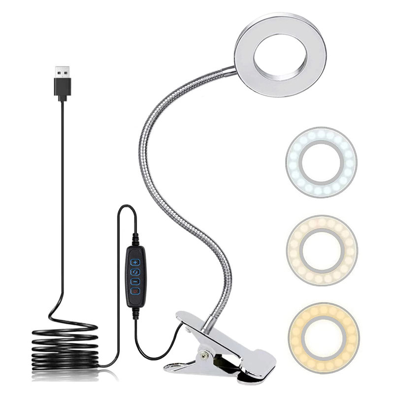 Cambrya Desk Lamp, Silver