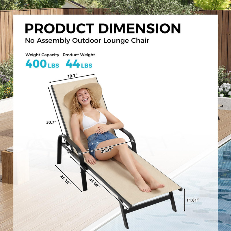 Iron Outdoor Bench, Brown