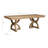 Extendable Trestle Dining Table With 4 Upholstered Side Chairs And 2 Host Chairs-161963338