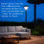 Solar Post Light 149.5cm Solar Powered Integrated LED Outdoor Floor Lamp