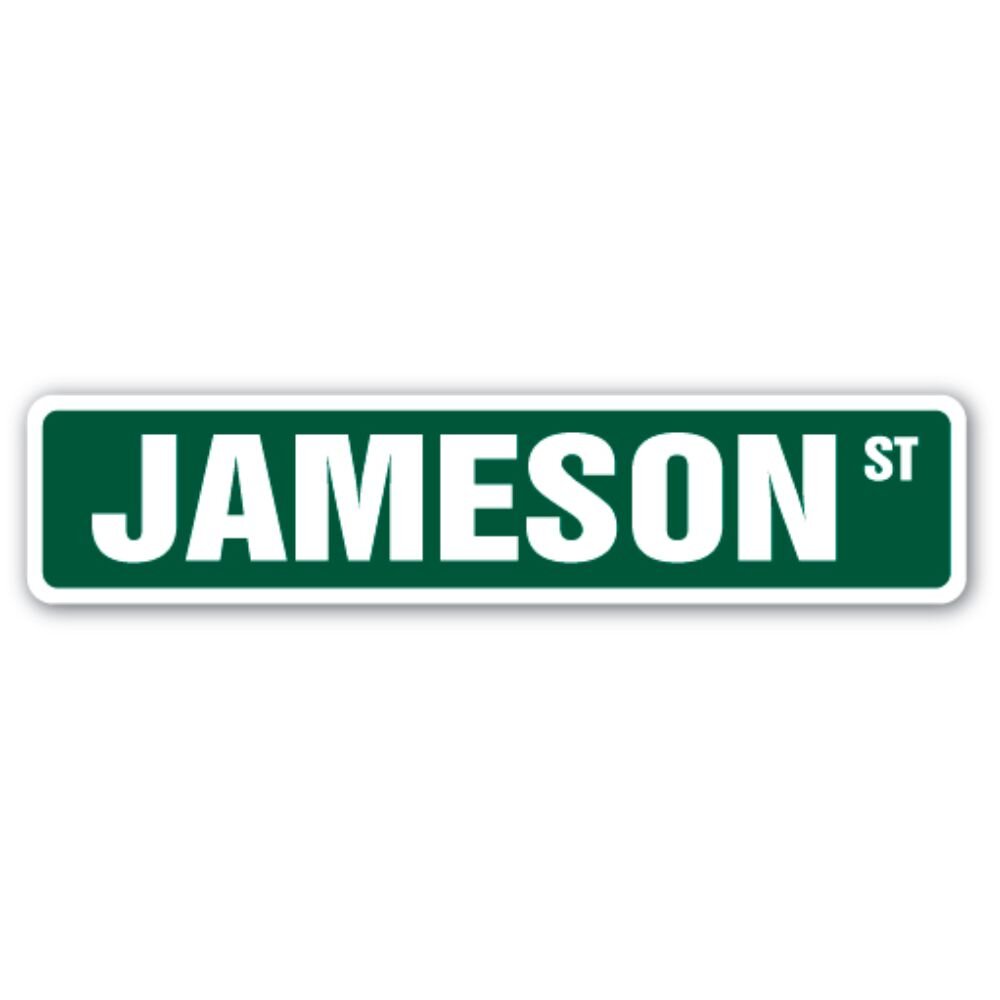 SignMission Jameson Street Sign Childrens Name Room Sign | Wayfair