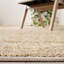 Bohemian Hand Woven Jute/Wool Rug in Brown-1850599604