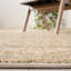 Tapis bohémien en jute / laine tissé à la main brun-1850599605