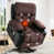Black/Brown Faux Leather