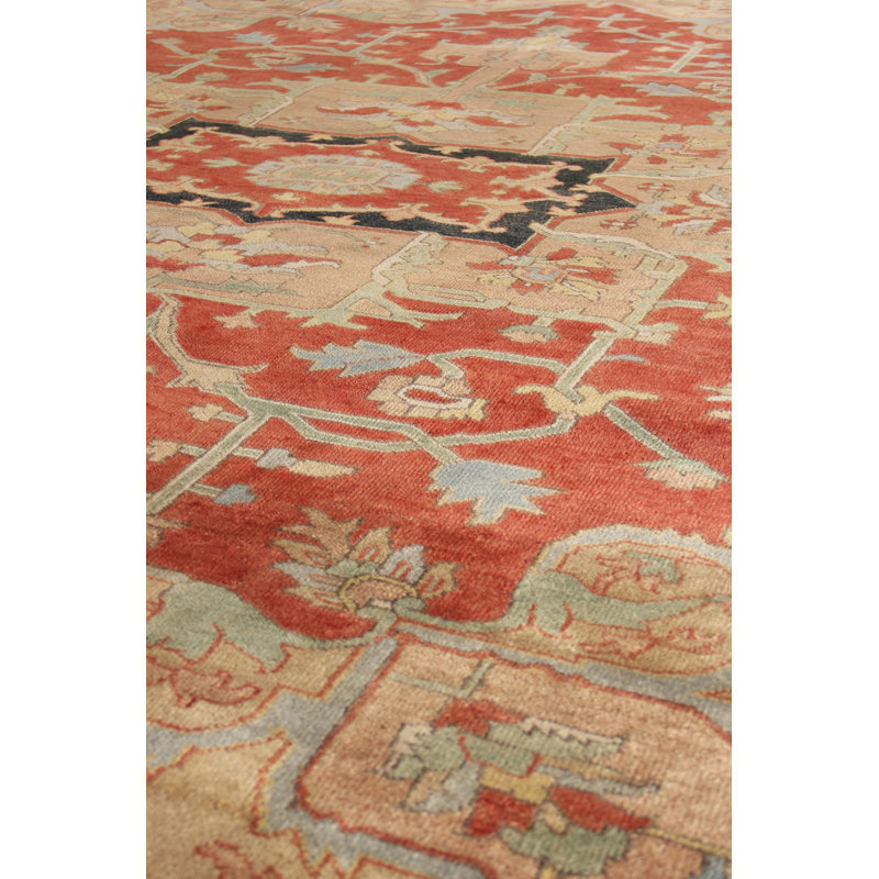 Antique Weave Serapi Wool Oriental Area Rug, Rectangle 15' x 20'