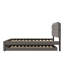 Lit plateforme tapissier avec lit gigogne-118090233