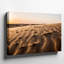 Toile, "Un vaste paysage désertique au coucher du soleil", art mural sur toile, "Dunes de sable ondulées"-1229012578