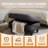 Faux Leather Ottoman-70231554