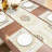 Embourg Rectangle Flowers High Pick Density Fabric Table Runner-44228324
