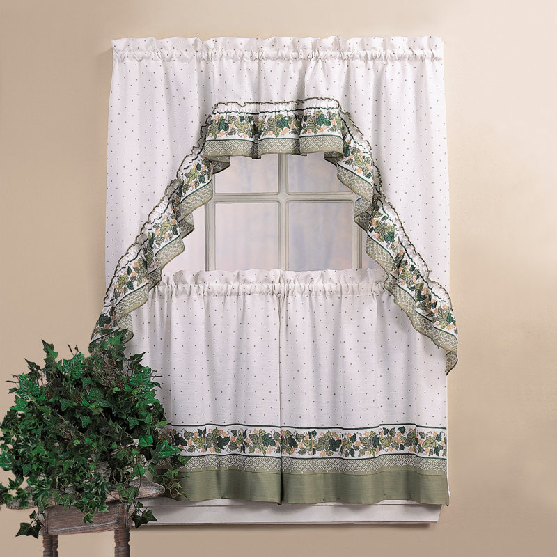 Swag 56'' W Kitchen Curtain in, 56" W x 24" L