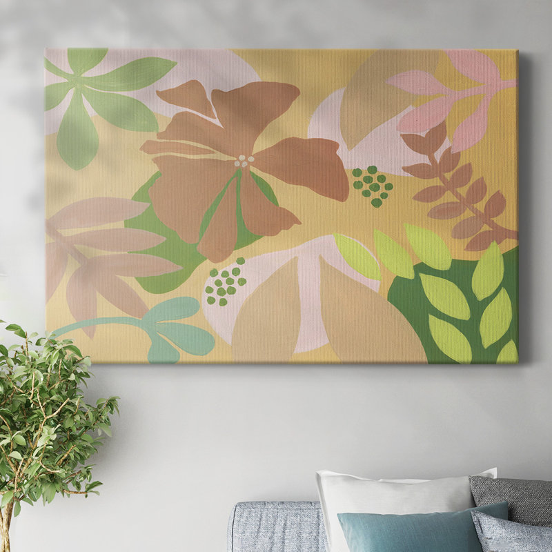 Toile tendue Neutral Blooms IV-Gallery, H 12 po x l 18 po