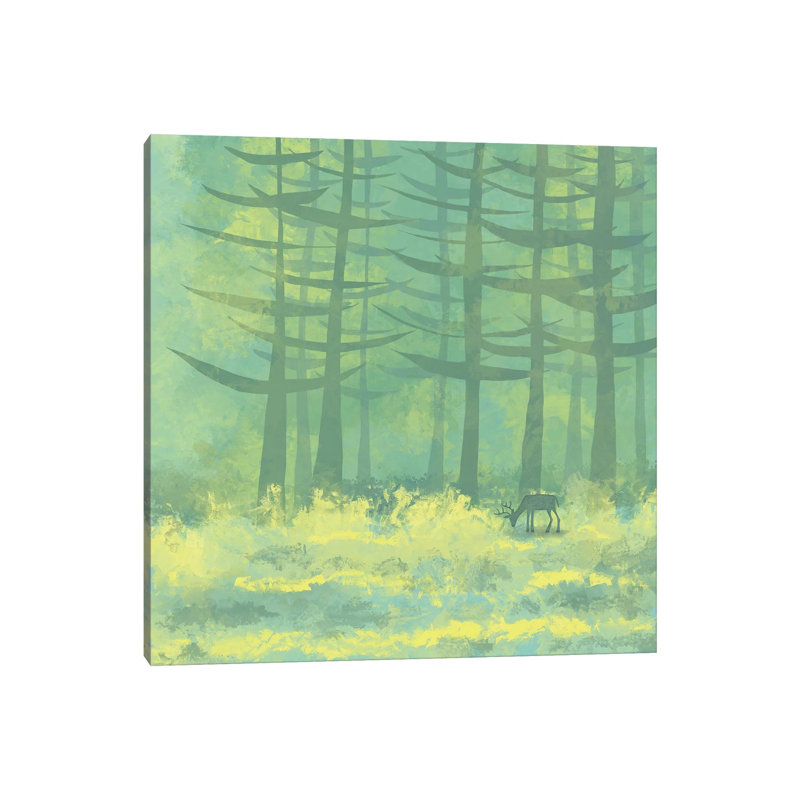 « The clearing » par Nic squirrell-impression, Toile tendue, H 18 po x l 18 po x 1,5 po, Pas de tapis