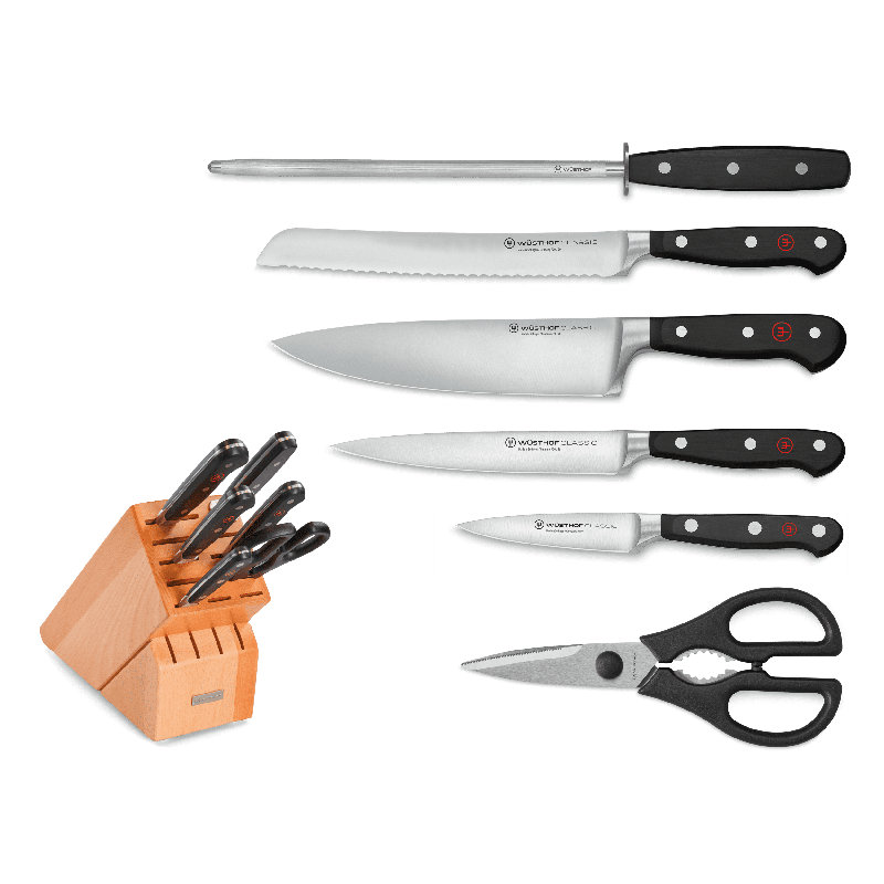 WÜSTHOF Classic 7-Piece Knife Block Set
