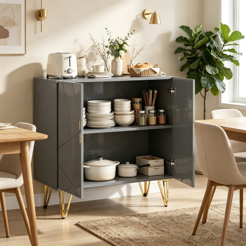 40cm Sideboard, Grey