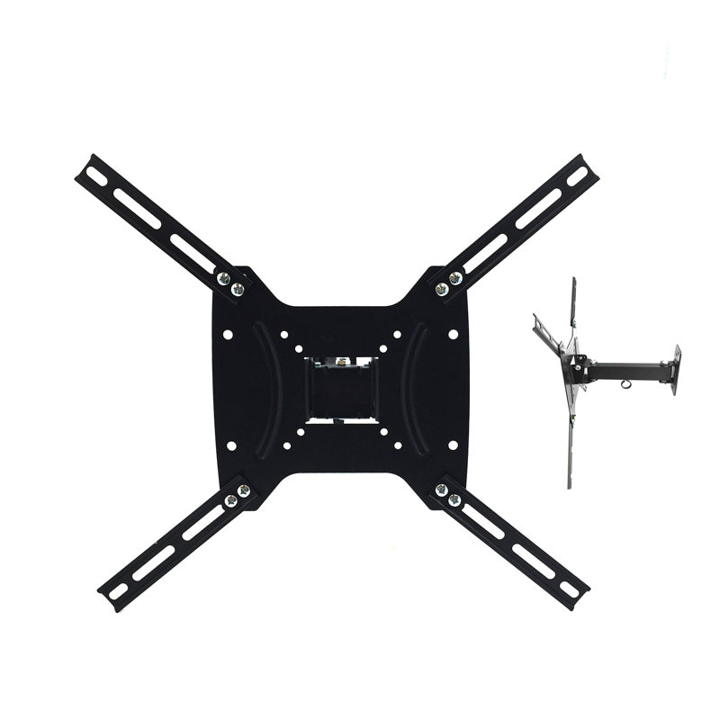 Support mural noir polyvalent pour supporter jusqu'à 55 lb