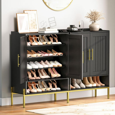 Wooden Shoe Cabinet Storage