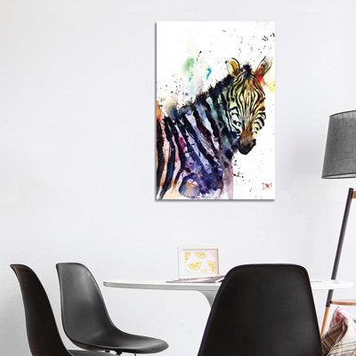 Zebra by Dean Crouser - Painting on Canvas