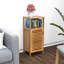Jannat Solid Wood Linen Cabinet-321512648-321512650
