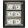 Historic U.S. Currency Collection in Acrylic Frame