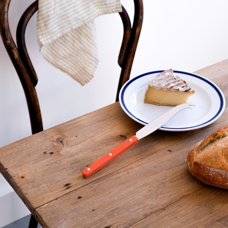 Bistrot Solid Cheese Knife, Raspberry
