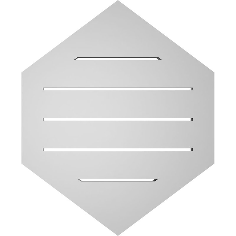 Pente verticale verticale en uréthane 9 pi, H 22 po x l 18 po x P 1,5 po