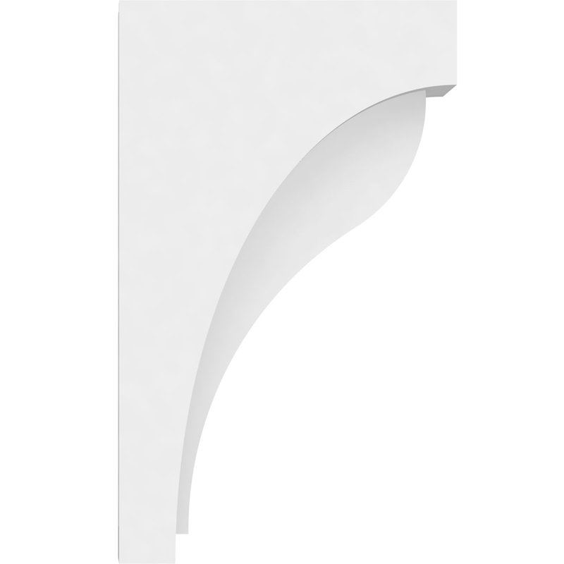 Corbel Standard Helena Architectural Grade PVC, H 8,38 po x l 1,5 po x p 5 po