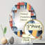 Cityscape Colorful Patterns I - Miroir mural architecture ovale-93185363