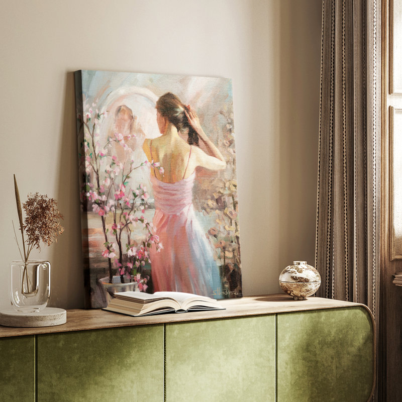 Le soir à venir - Cavas enveloppés de galerie, H 36 po x l 24 po
