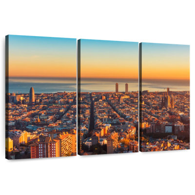 Barcelona Sunset Horizon
