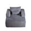 Fauteuil moelleux en velours côtelé sans assemblage, pour salon, salon, assemblage, confortable-371499200
