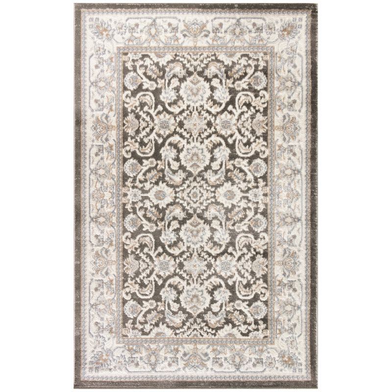 Oriental Indoor Rug, Rectangle 3'11" x 5'11"