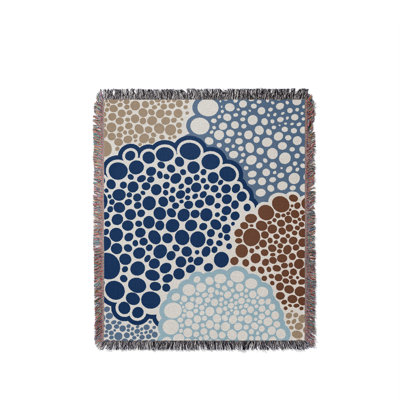 Floral  Cotton Throw Blanket