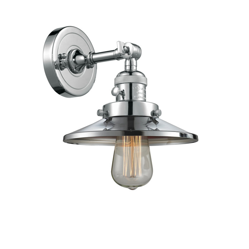 Clintonpark Armed Sconce, LED, Polished Chrome