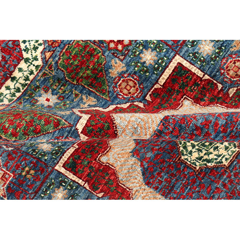 Hand Woven Wool Geometric Area Rug
